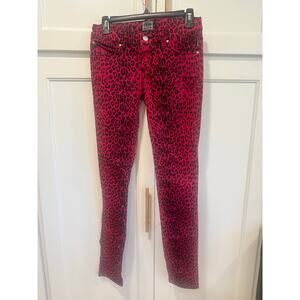 Tripp NYC Daang Goodman Goth pink
Leopard jeans size 5 VTG